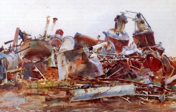 約翰 辛格 薩金特 A Wrecked Sugar Refinery 約翰 辛格 薩金特 A Wrecked Sugar Refinery